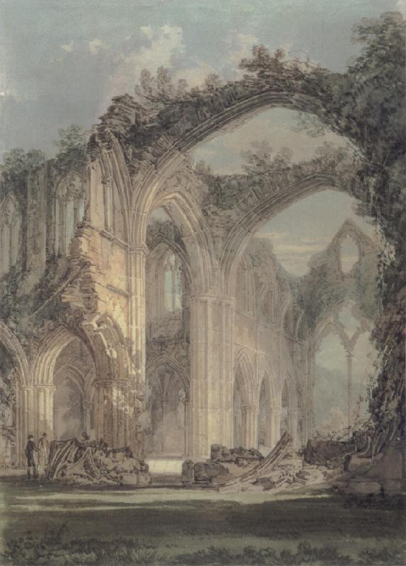 J.M.W. Turner The Chancel and Crossing of Tintern Abbey,Looking towards the East Window china oil painting image